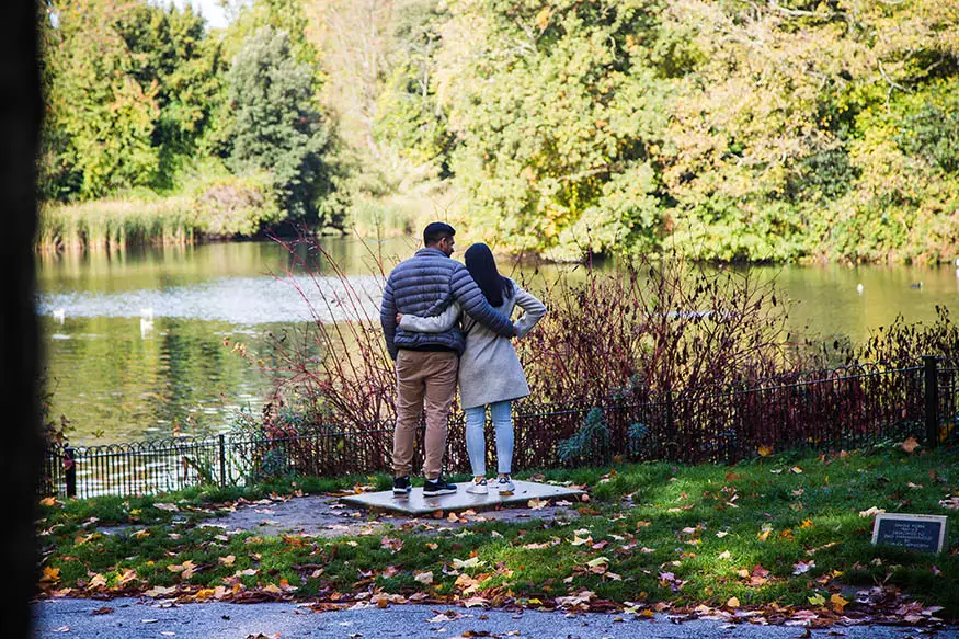 Proposal photography at Battersea Park