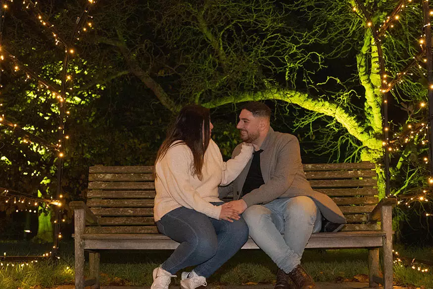 Proposal photography at Kew Gardens