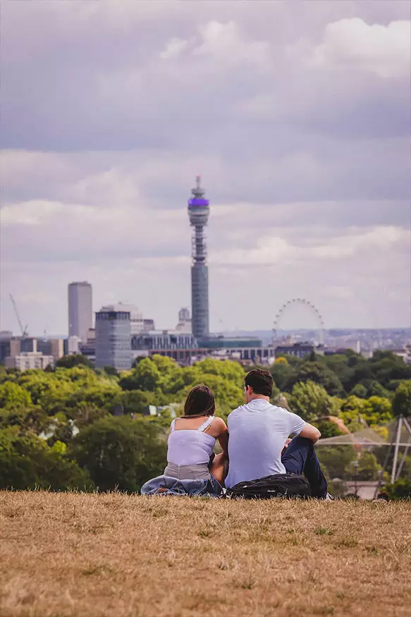 Proposal photography at Primrose Hill