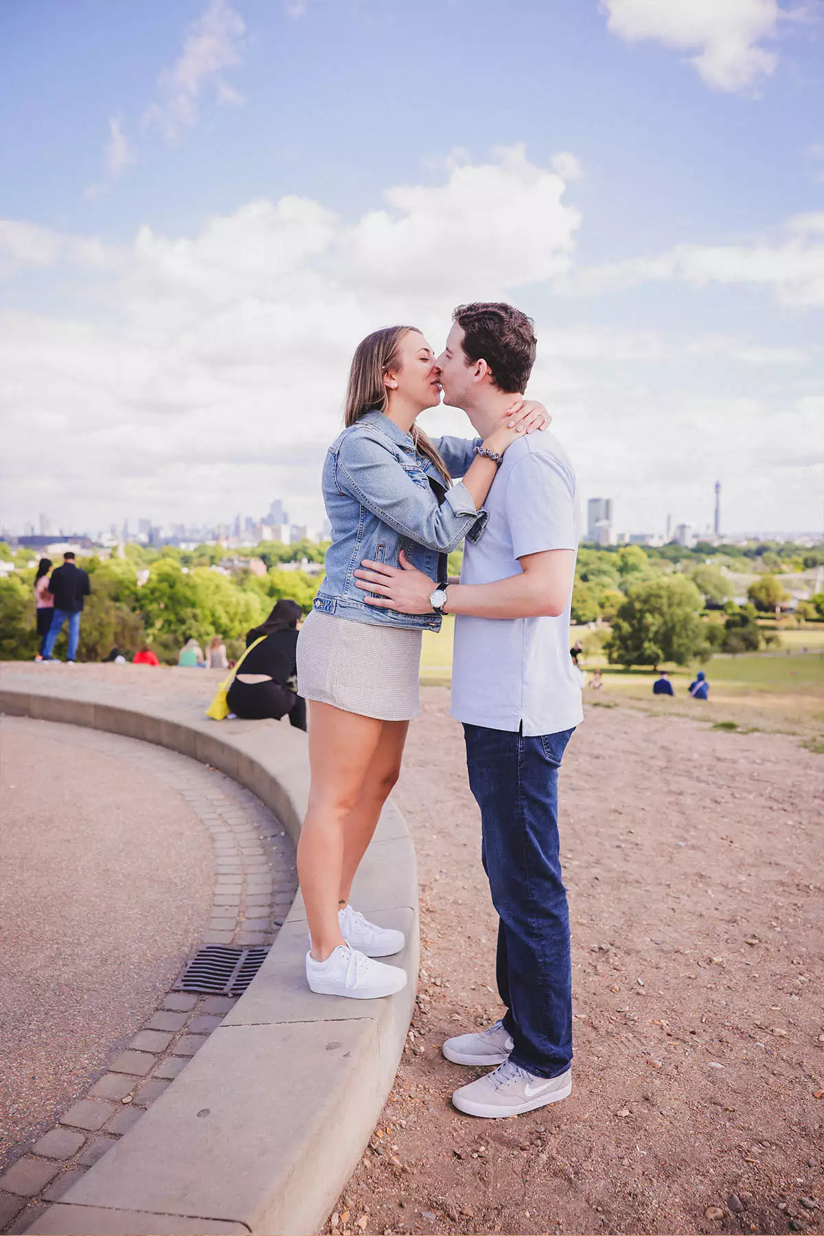 Proposal photography at Primrose Hill