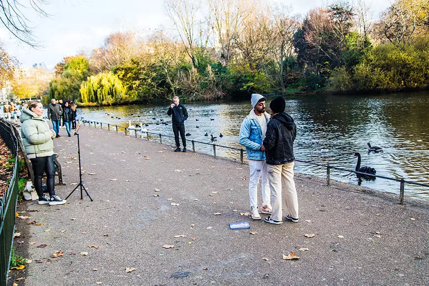 Proposal photography at St James Park