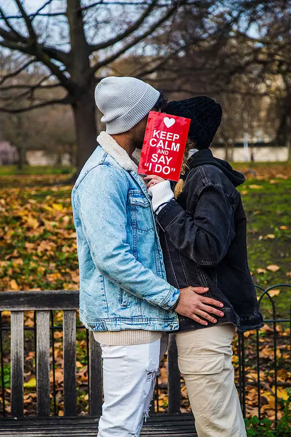Proposal photography at St James Park