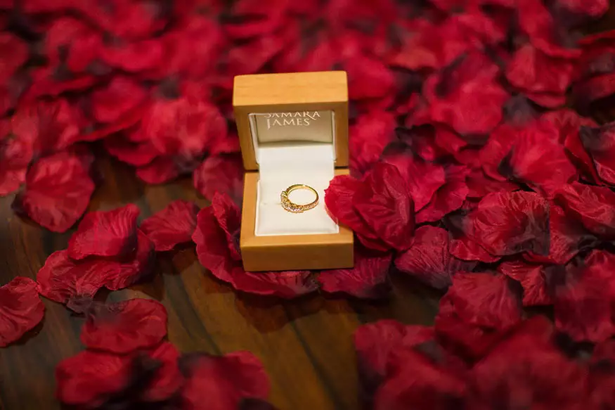 Proposal photography at The Savoy