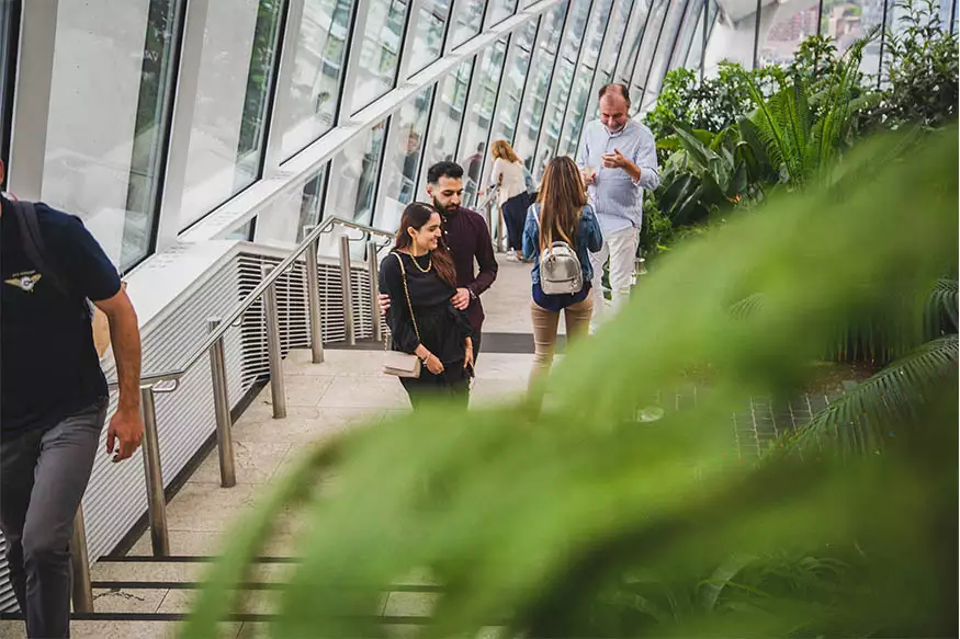 Proposal photography at The Sky Garden