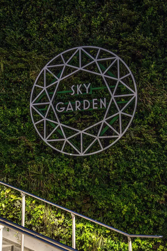 Proposal photography at The Sky Garden