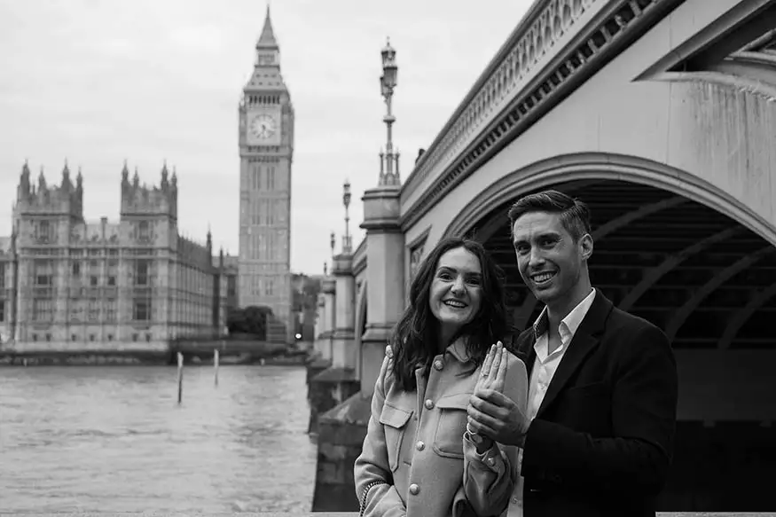Proposal photography at She Said Yes at Westminster