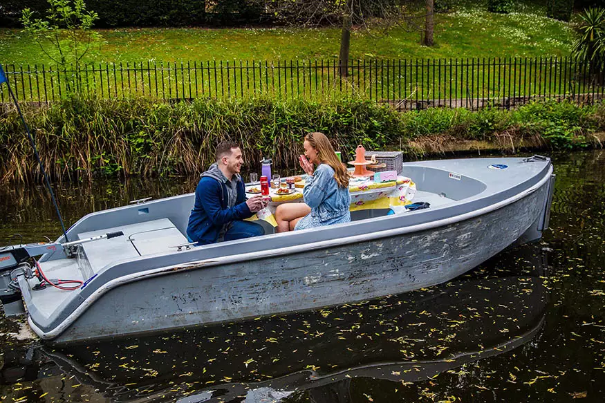 Proposal photography on a Canal