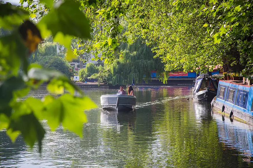 Proposal photography on a Canal
