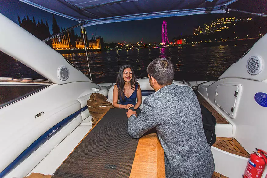 Proposal photography on The Thames