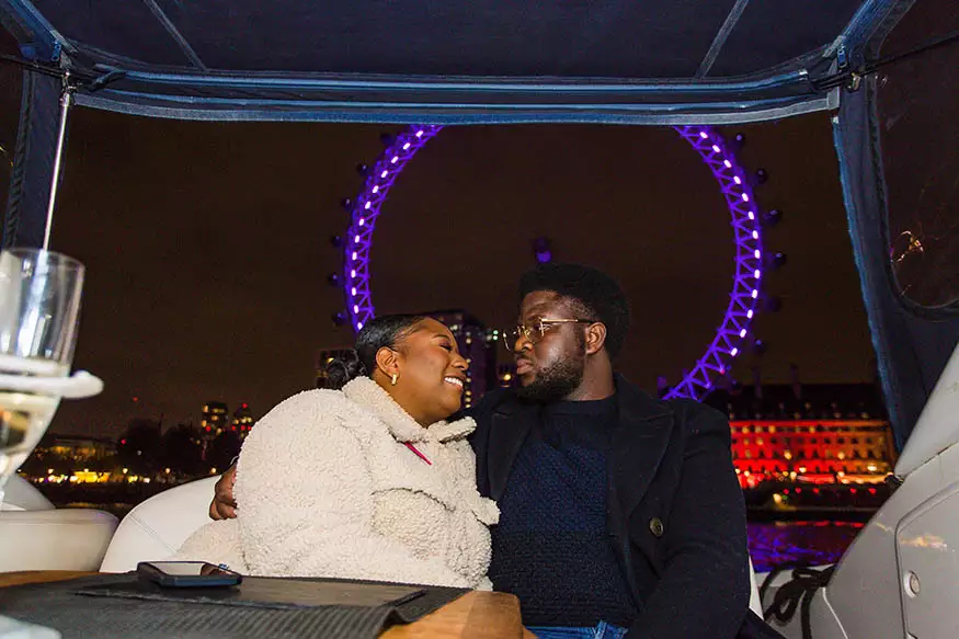 Proposal photography on The Thames