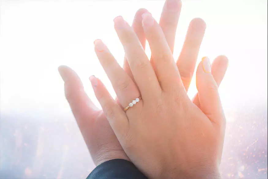 Proposal photography at The Shard