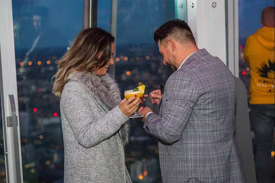 Proposal photography at The Shard
